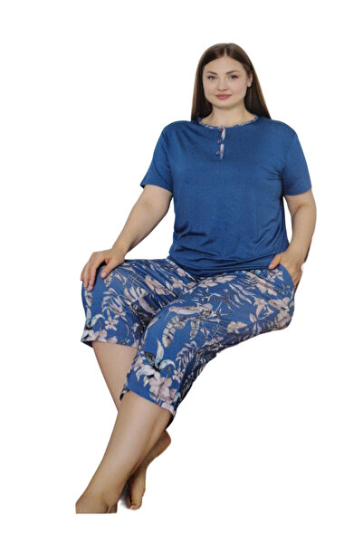 Olivera Olivera DFN1411 - Plus Size Capri Pajamas Set