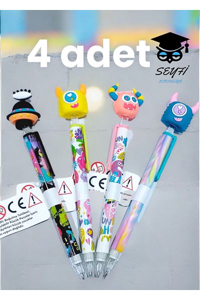 SEYFİKİRTASİYE 0.7 MM Versatil Tip - Fun Head Pencil Set