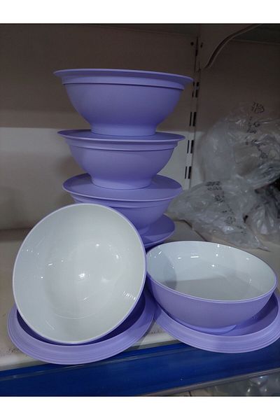 Tupperware Set of 6 Clear Bowls