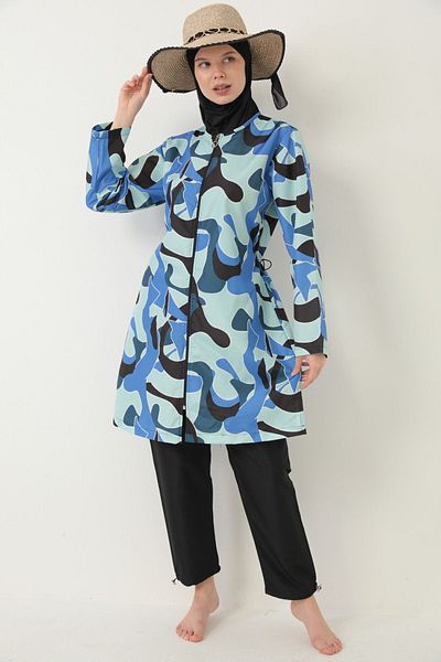 medipek Full Covered Parachute Hijab Swimsuit
