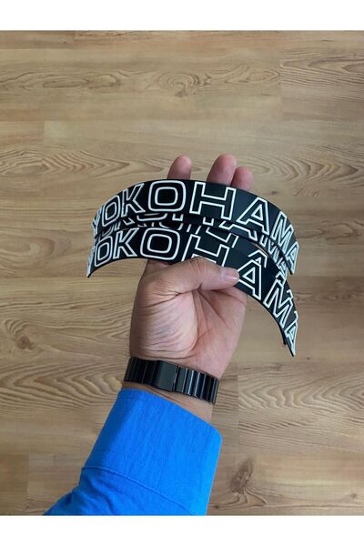 bombtire حروف إطارات الدراجات النارية والسيارات من يوكوهاما - 4 قطع 2.5 سم (صناعة الولايات المتحدة الأمريكية) ®