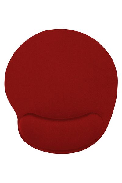 BLACK DEER Ergonomic Non-Slip Base Mouse Pad with Red Wrist Support