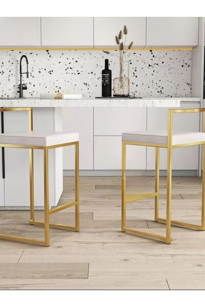 iclalofis Nordic Iskandinav Bar Sandalyesi Yüksek Sandalye Bistro Sandalye Yüksek Sandalye Cafe Sandalyesi