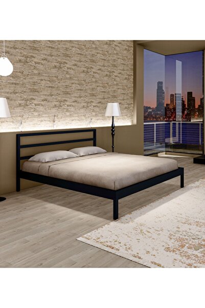 Metalia Gm 225 Vigo Çift Kişilik Metal Karyola Siyah 140*190 cm