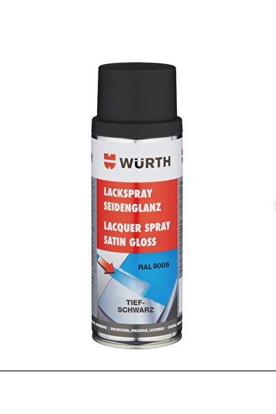 Würth Sprey Tampon Boya RAL9005 İpeksi Siyah 400ML