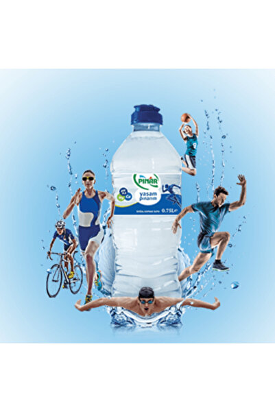 Pınar SPORCU KAPAK 8,2 PH DOĞAL KAYNAK SUYU 0,75 LT X 12 ADET
