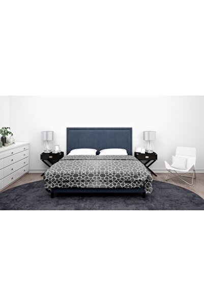 MORRİVAL 100% Cotton Summer Blanket and Bedspread - 160x240 Gray