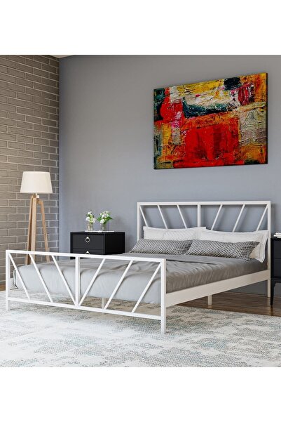 Metalia Gm 227 Gözde Siyah Çift Kişilik Karyola 140x190