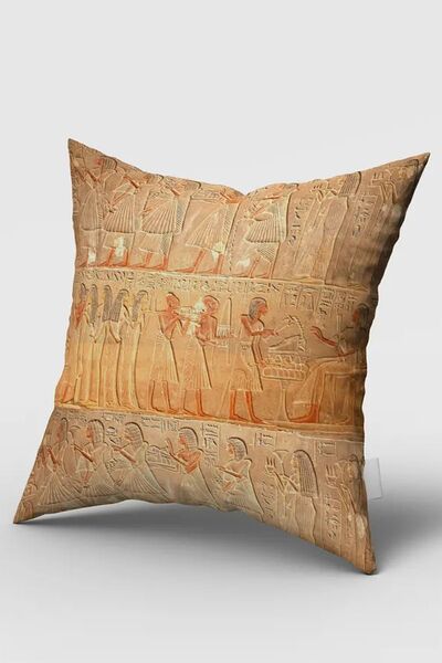 Bebemotto Antik Mısır, Piramit Desenli, Çift Taraflı, Ithal Kadife Kumaş, Çoc...