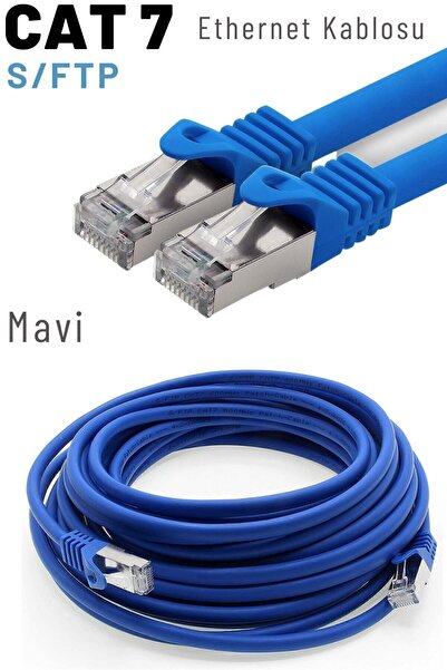 IRENIS Mavi Cat7 S/ftp Lszh Ethernet Network Lan Kablosu 50 cm