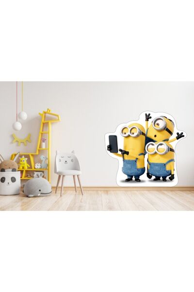 Sepet Yıldızı 60x55 cm Minions Children's Room Wall Sticker