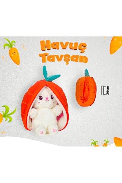 toysme Havuç Tavşan Peluş Oyuncak - Çocukların Hayallerini Süsleyen Yumuşak A...