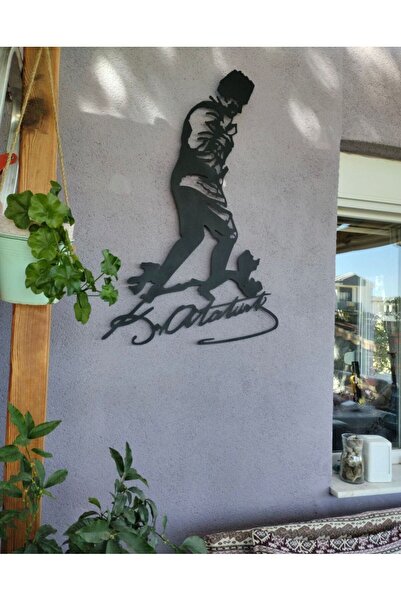 TASAGRAM Atatürk Kocatepe İmzalı Lazer Kesim Metal Tablo Tasarım