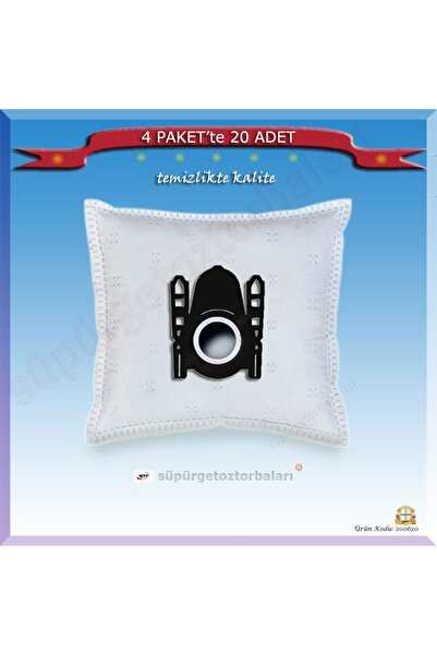 Profilo Profılo Psu 7 A 330 Süpürge Toz Torbası 4 Pakette 20 Adet