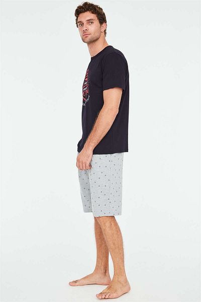 Mod Collection Σετ πιτζάμες 3819 Ανδρικό σορτς Navy Blue