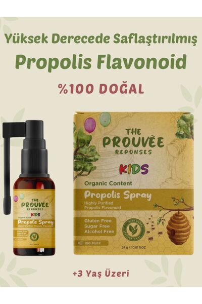 The Prouvee Reponses %100 Doğal Kids Propolis Sprey 24gr Çocuklar İçin