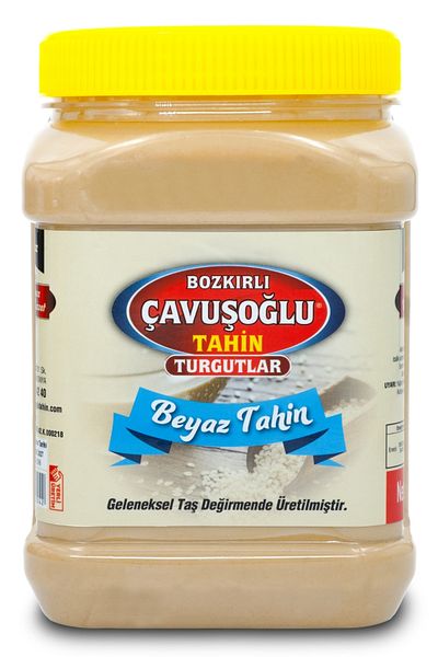 Bozkırlı Çavuşoğlu Steppe Tahini with Bran in Wood Fire 930g + White Tahini 930g