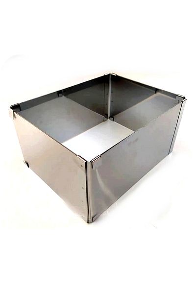 Nar kalıp 18-35x24-46 cm Adjustable Cake Mold - Pomegranate, Rectangular, Depth15cm
