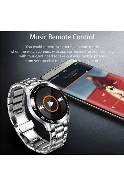 Basriko Watch 8 Sk22 Akıllı Saat Yuvarlak Kasa Çift Kordon