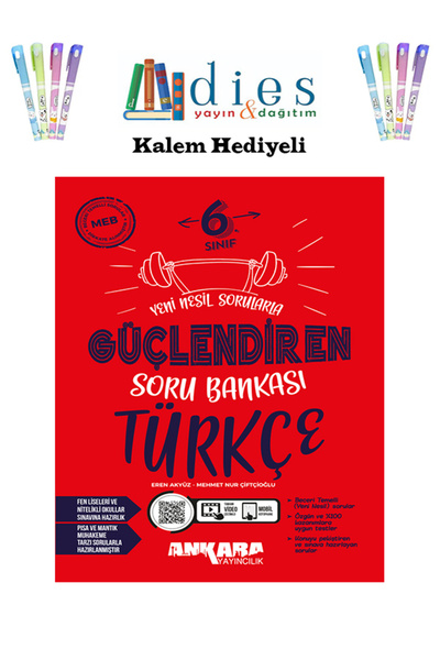 Ankara Yayıncılık Ankara Yayınları 6. Sınıf Türkçe Güçlendiren Soru Bankası