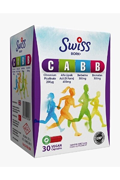 Bork Swiss Natural Swiss Bork Cabb 30 Kapsül Iştah Kesici Kan Ve Şeker Düzenleyici Ödem Sökücü Vitamin