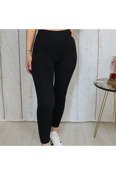 AY10 طماق سوداء عالية الخصر