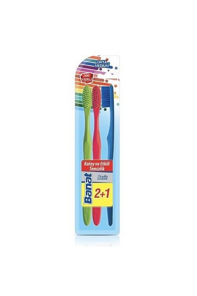 Banat Basic Toothbrush Set of 3