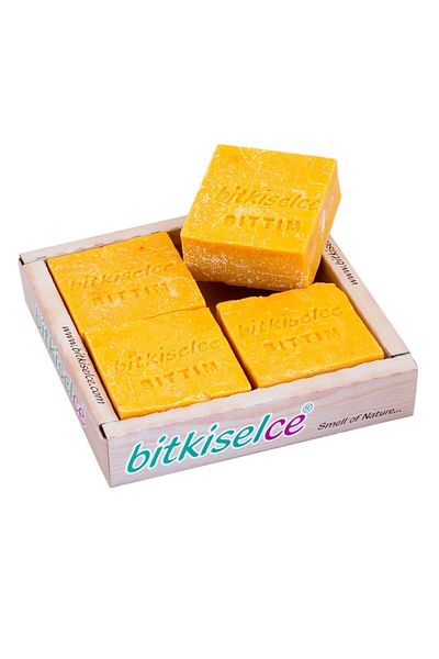 bitkiselce Pure Hatay Bıttım (MENENGİÇ) Soap Natural solution to skin problems (4 Pieces)