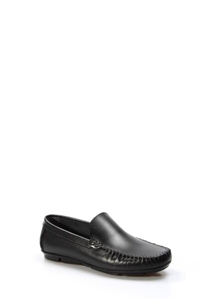 FAST STEP Genuine Leather Black Men's Loafer Shoes 858ma400