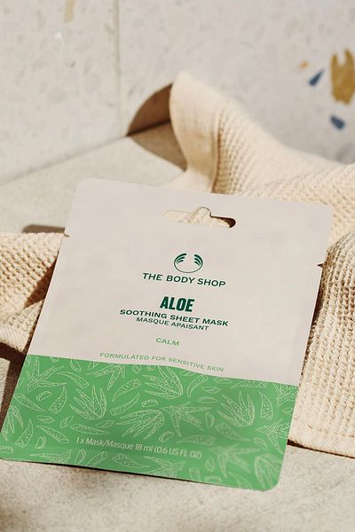 THE BODY SHOP Aloe Beruhigende Papiermaske für empfindliche Haut 18 ml