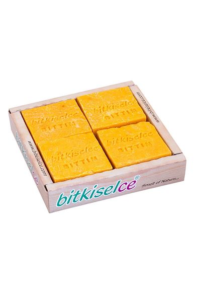 bitkiselce Pure Hatay Bıttım (MENENGİÇ) Soap Natural solution to skin problems (4 Pieces)