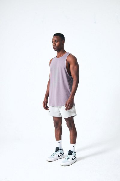 FAST EFFECT WEAR "Map" Printed Embossed Tank Top