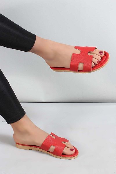 FAST STEP Women's Comfortable Summer Holiday Beach Daily Home Slippers Red 935za113