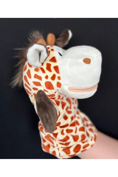 PeriYedi Giraffe Hand Puppet - Animated and Mouthed Puppet