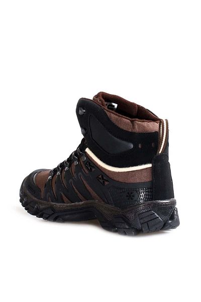 FAST STEP Brown Water and Cold Resistant Non-Slip Sole Men's Outdoor and Trekking Boots 261smac-01