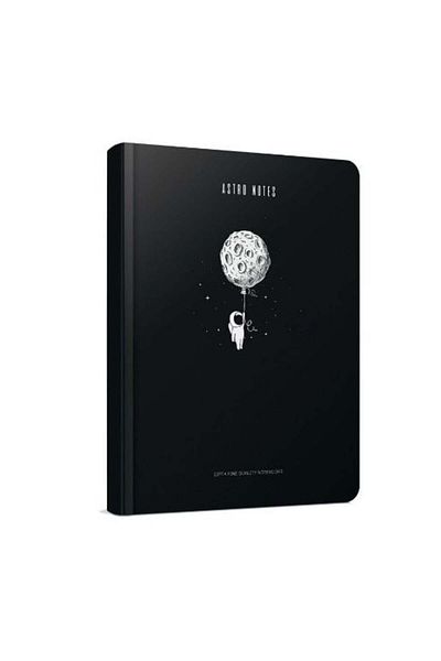Gıpta Astro Notes Balon 2 Cusătură cu fir Copertă rigidă 120 de coli Caiet A5 cu rigle