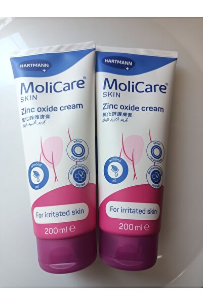 Hartmann 2 Adet Molicare Skin Çinko Oksitli Yara Bakım Kremi 200 Mlx 2adet