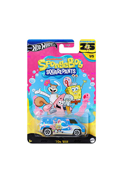 HOT WHEELS Film Arabaları Özel Seri SpongeBob '70s VAN 3+ Yaş