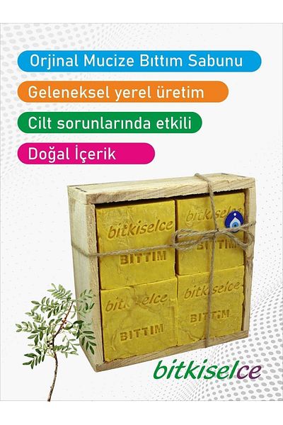 bitkiselce Herbal Handmade Bıttım Soap 1 Kg8 Pieces