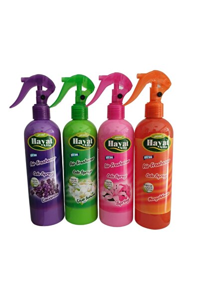 Hayat Oda Kokusu Sprey 350 ml 4 Çeşit Avantajlı Paket