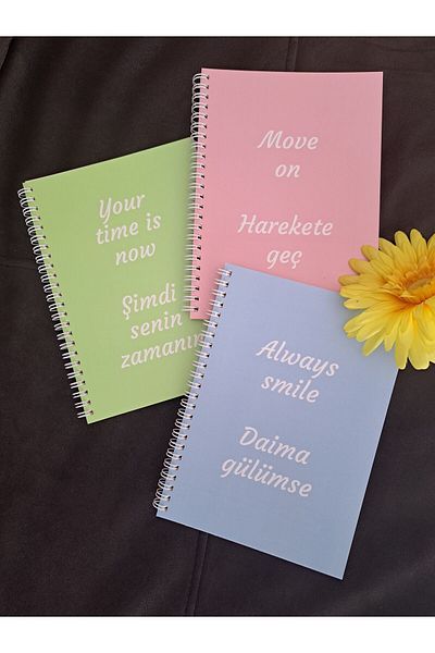 ArtNots A5 3-Piece Notebook Set (15×21 cm) Checked