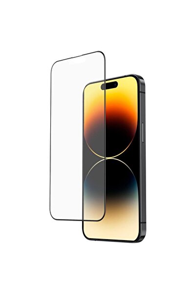 HyperAge واقي شاشة متوافق مع آيفون 15 من الياقوت عالي الدقة يغطي حماية كاملة 5D من الزجاج المقسى الاستاتيكي