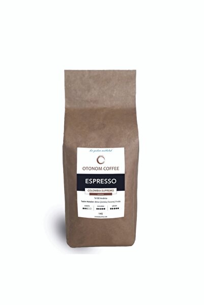 Kolombiya Supremo Espresso - Çekirdek Kahve - 1 Kg