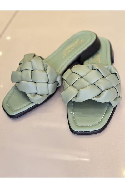 NİLS FASHİON Trend Slippers - Thick Knitted