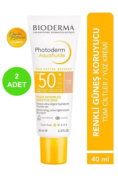 Bioderma Photoderm Aquafluid SPF50+ Tüm Ciltler Yüksek Korumalı Renkli Güneş ...