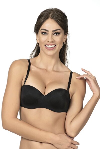 Belvü حمالة صدر بيلفي بدون حمالات مبطنة 1110 - أسود