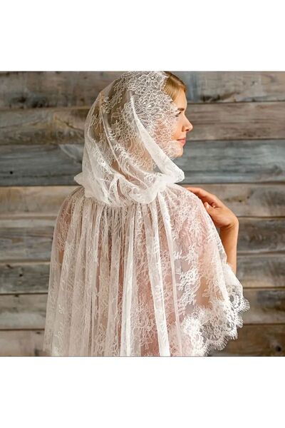 INDRESS STUDIO Fransız Dantel Kadın Başörtüsü