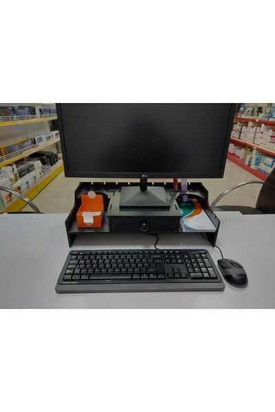 Notpa Screen Monitor Riser Stand Desktop Organizer