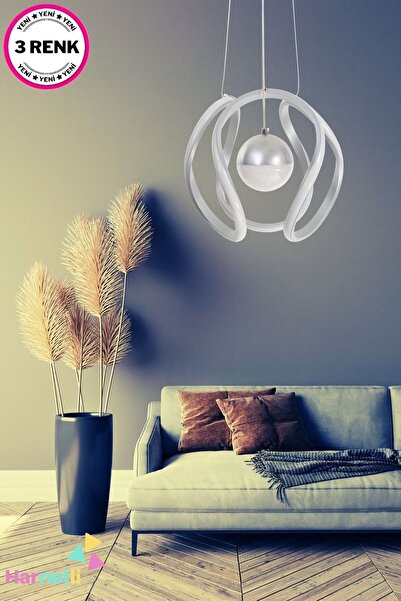 Harnelli 3 Renk Yanabilen Salon Mutfak Yatak Odası Oturma Odası Modern Ledli ...