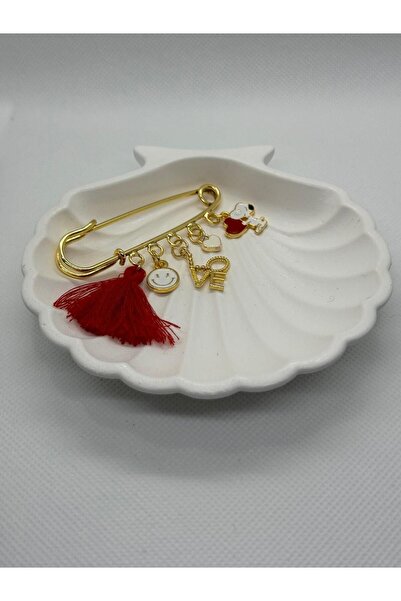 MAURA LIYUZA Aşk Temalı Yaka İğnelik Broş